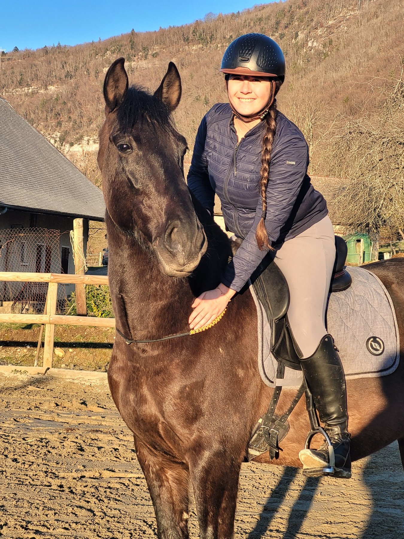 Manon et son cheval